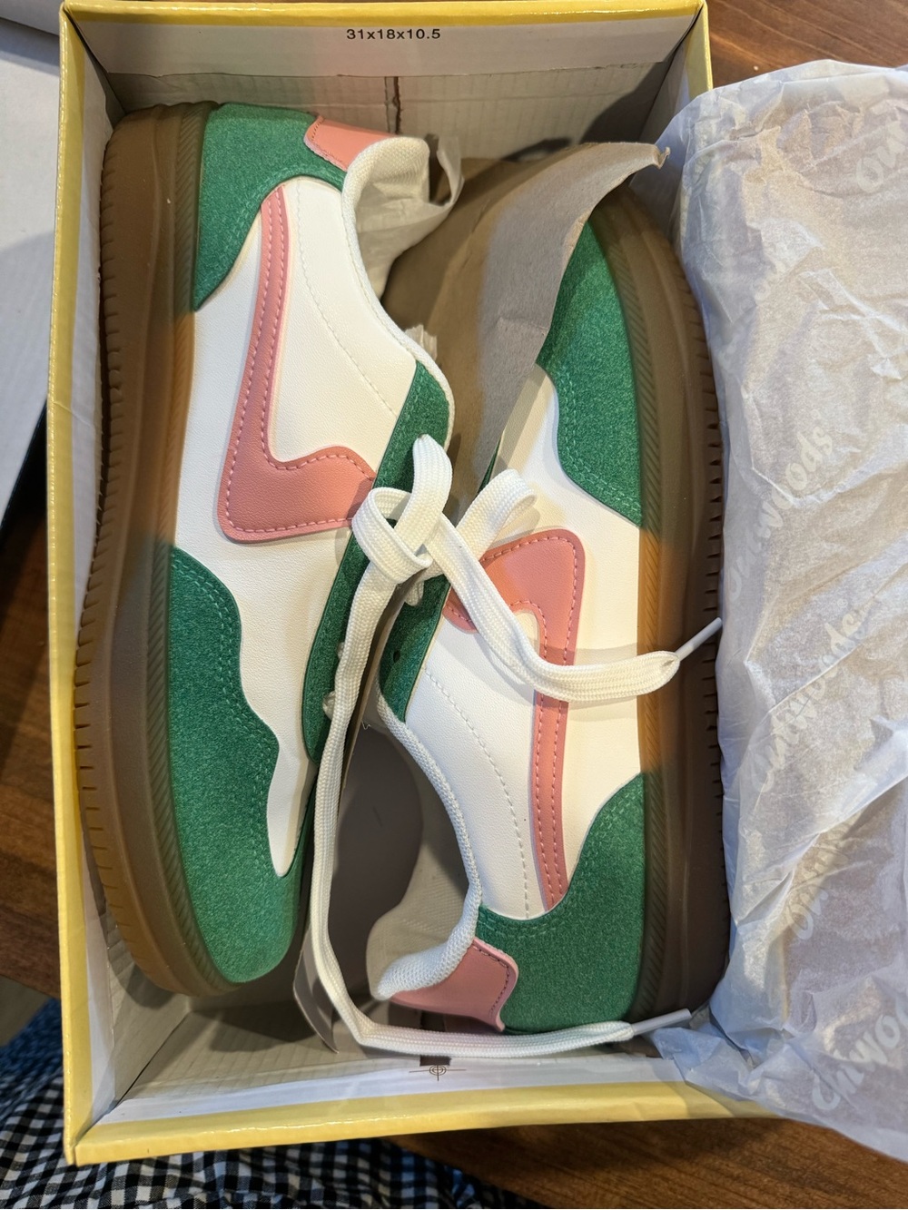 Pierre Dumas Outwoods Giana Sneakers In Emerald - NWT